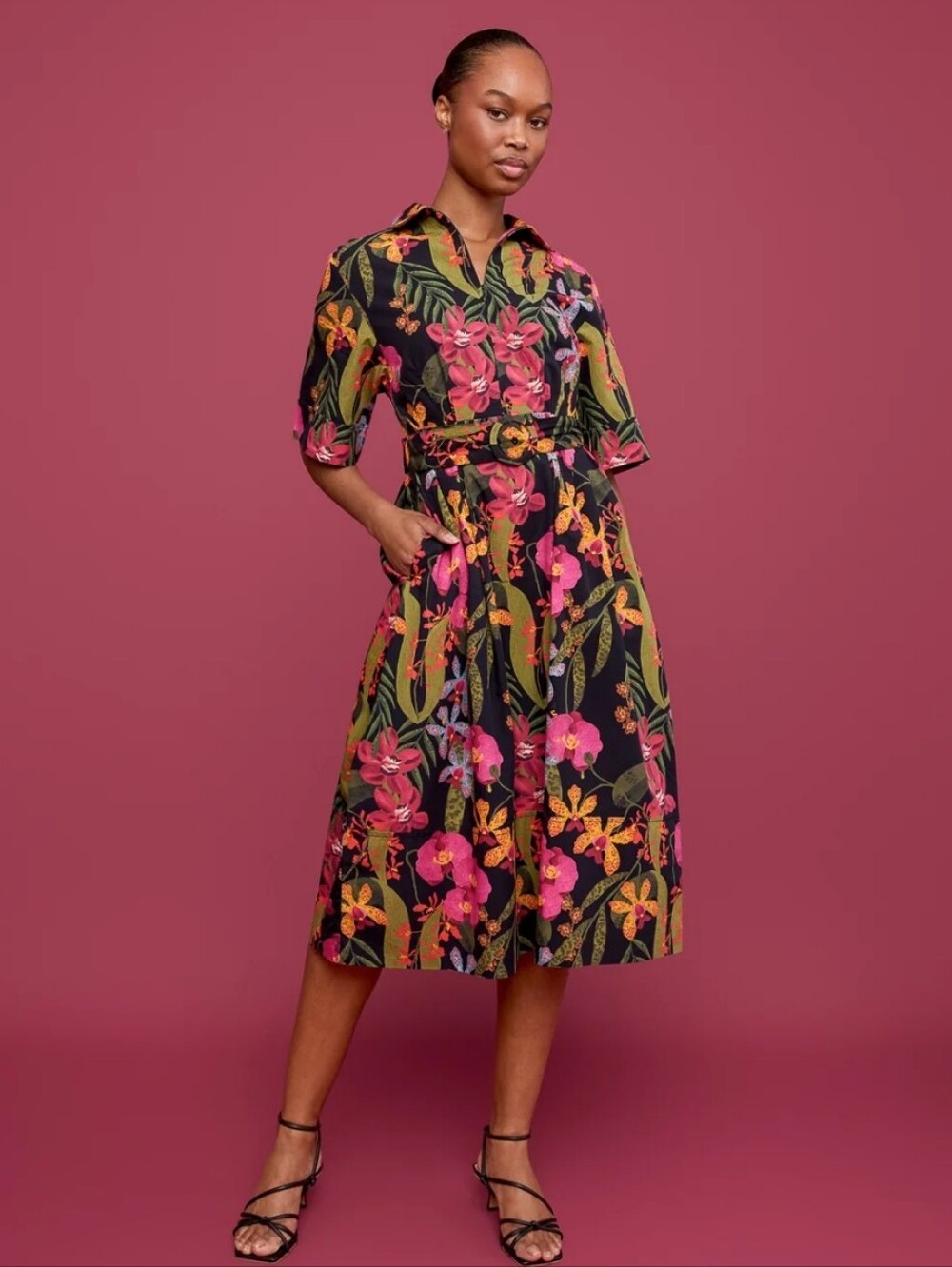 Mixed By Nasrin Rachel Dress in Orchid